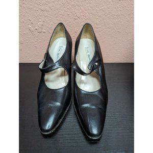Via Spiga Black Block Heels